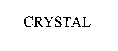 Trademark Logo CRYSTAL