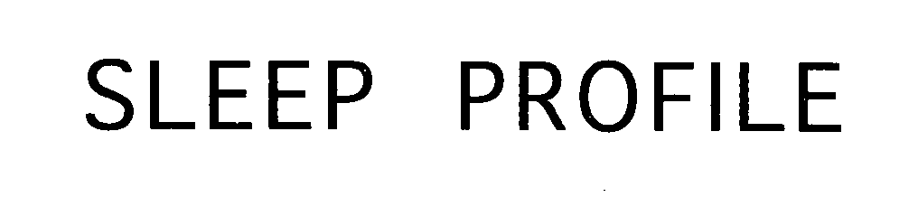 Trademark Logo SLEEP PROFILE