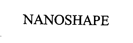 Trademark Logo NANOSHAPE