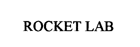 Trademark Logo ROCKET LAB