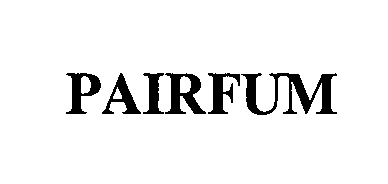 Trademark Logo PAIRFUM