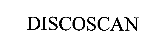 Trademark Logo DISCOSCAN