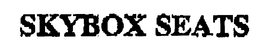 Trademark Logo SKYBOX SEATS