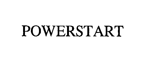 Trademark Logo POWERSTART