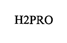 Trademark Logo H2PRO