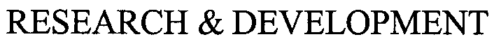 Trademark Logo RESEARCH & DEVELOPMENT