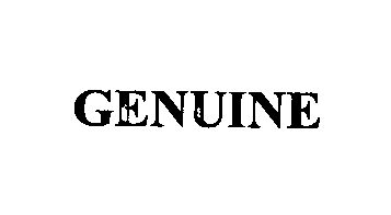 Trademark Logo GENUINE