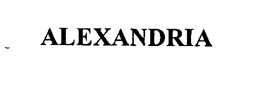 Trademark Logo ALEXANDRIA
