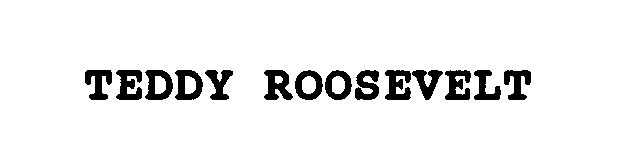 Trademark Logo TEDDY ROOSEVELT