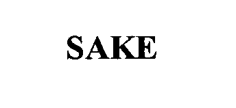 Trademark Logo SAKE