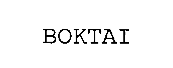 Trademark Logo BOKTAI