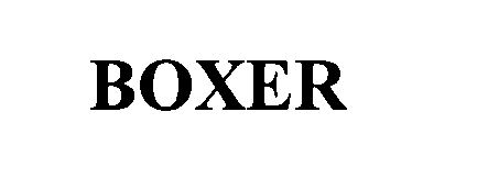 Trademark Logo BOXER