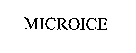 Trademark Logo MICROICE