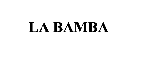Trademark Logo LA BAMBA