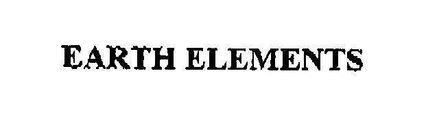 Trademark Logo EARTH ELEMENTS