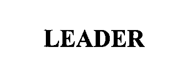 Trademark Logo LEADER