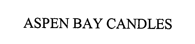 Trademark Logo ASPEN BAY CANDLES