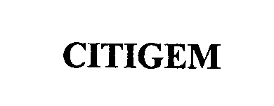 Trademark Logo CITIGEM
