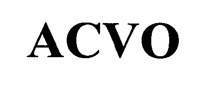 Trademark Logo ACVO