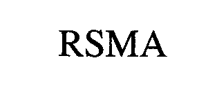 Trademark Logo RSMA