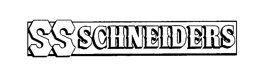 Trademark Logo SS SCHNEIDERS