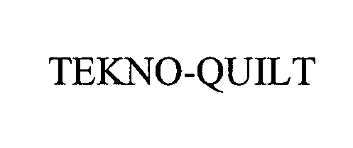 Trademark Logo TEKNO-QUILT