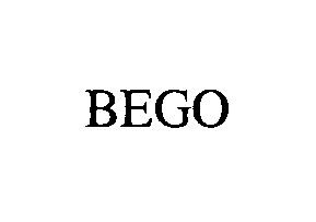 Trademark Logo BEGO