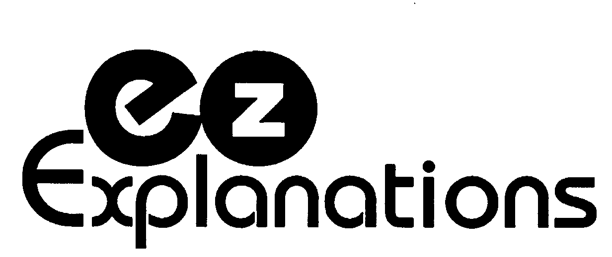 Trademark Logo EZ EXPLANATIONS