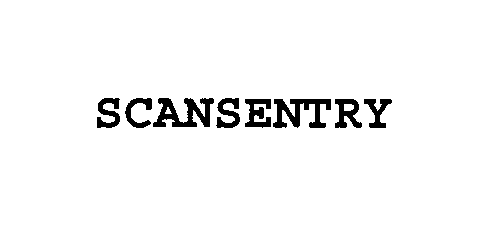 Trademark Logo SCANSENTRY