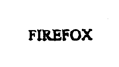 Trademark Logo FIREFOX