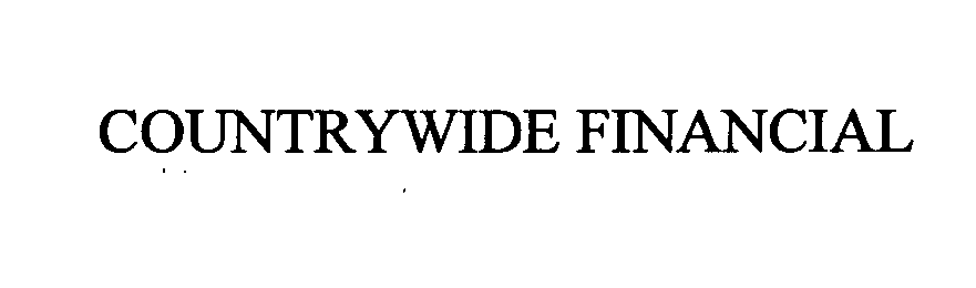  COUNTRYWIDE FINANCIAL