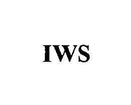 Trademark Logo IWS