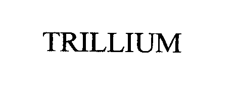 Trademark Logo TRILLIUM