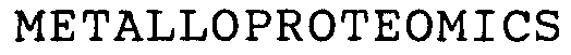 Trademark Logo METALLOPROTEOMICS