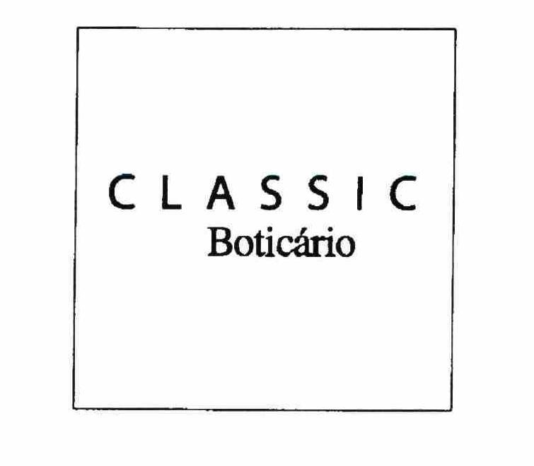 Trademark Logo CLASSIC BOTICÁRIO