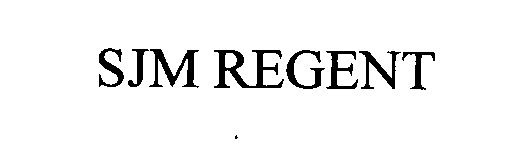 Trademark Logo SJM REGENT