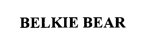 Trademark Logo BELKIE BEAR