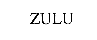 Trademark Logo ZULU