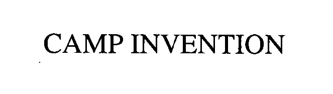 Trademark Logo CAMP INVENTION