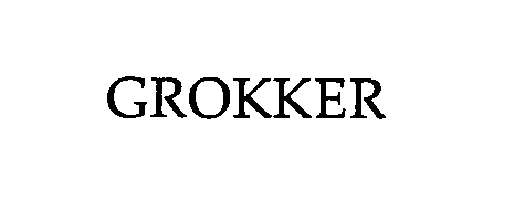Trademark Logo GROKKER