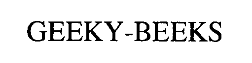 Trademark Logo GEEKY BEEKS