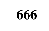 Trademark Logo 666