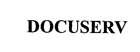 Trademark Logo DOCUSERV