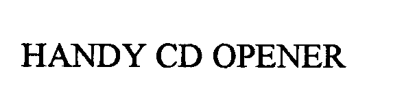  HANDY CD OPENER