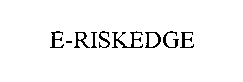Trademark Logo E-RISKEDGE