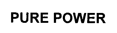 Trademark Logo PURE POWER