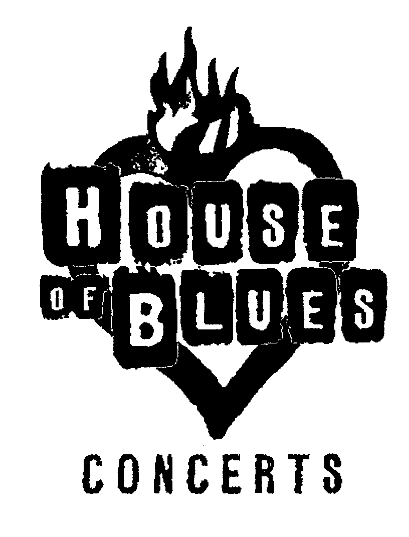 Trademark Logo HOUSE OF BLUES CONCERTS