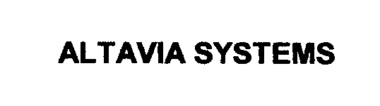  ALTAVIA SYSTEMS