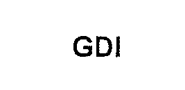 Trademark Logo GDI