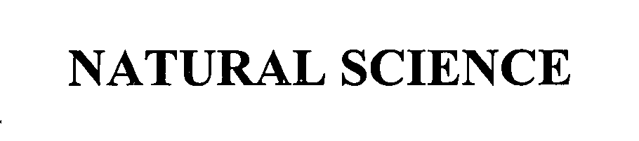 Trademark Logo NATURAL SCIENCE